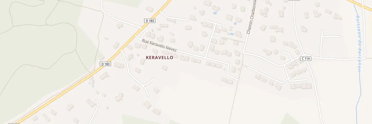 Plan du 212 Keravello Nevez à Sulniac