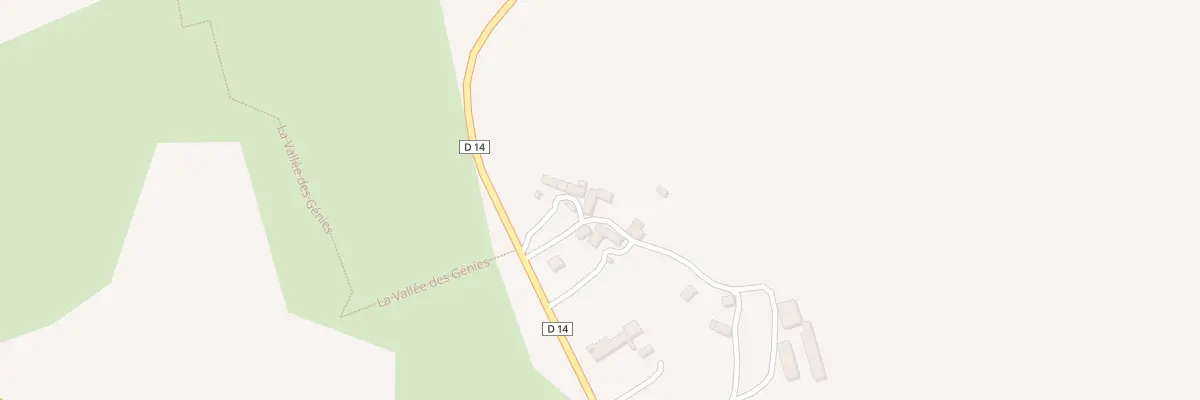 Plan du 18 La Touche Es Noblets au Mené