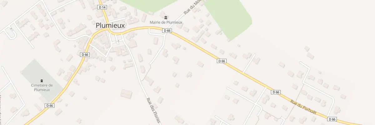 Plan du 2C Rue du Porhoët à Plumieux