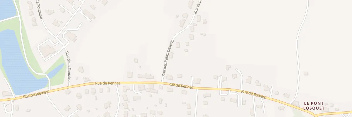 Plan du 2 Rue des Petits Deserts à Plémet