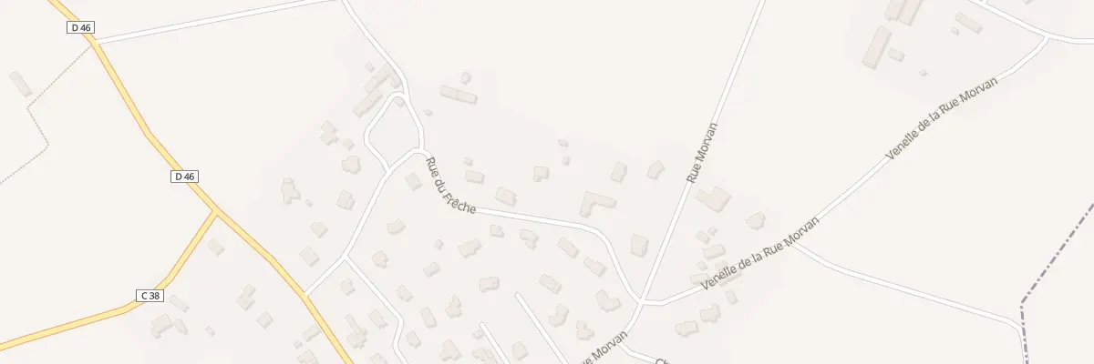 Plan du 25 Rue du Frêche à Coëtmieux