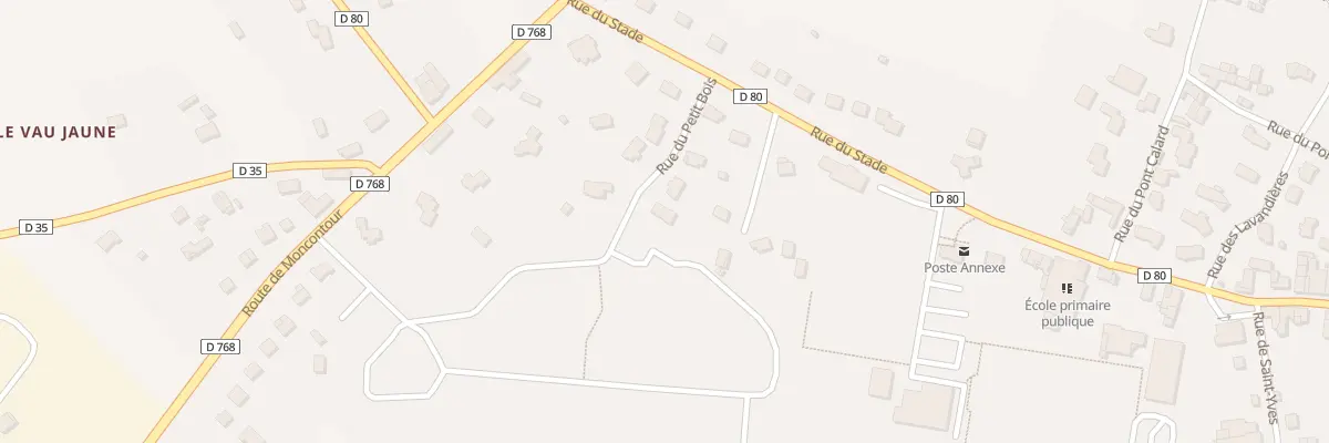 Plan du 5 Rue du Petit Bois à Bréhand