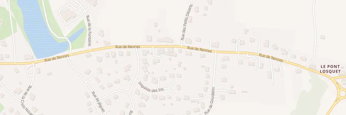 Plan du 46 Rue de Rennes à Plémet