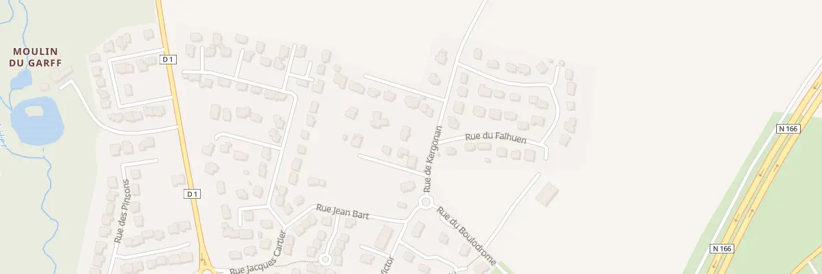 Plan du 10 Rue de Kergonan à Elven
