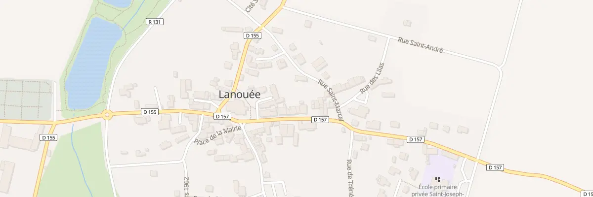 Plan du 11 Rue Eugène Denis à Forges de Lanouée