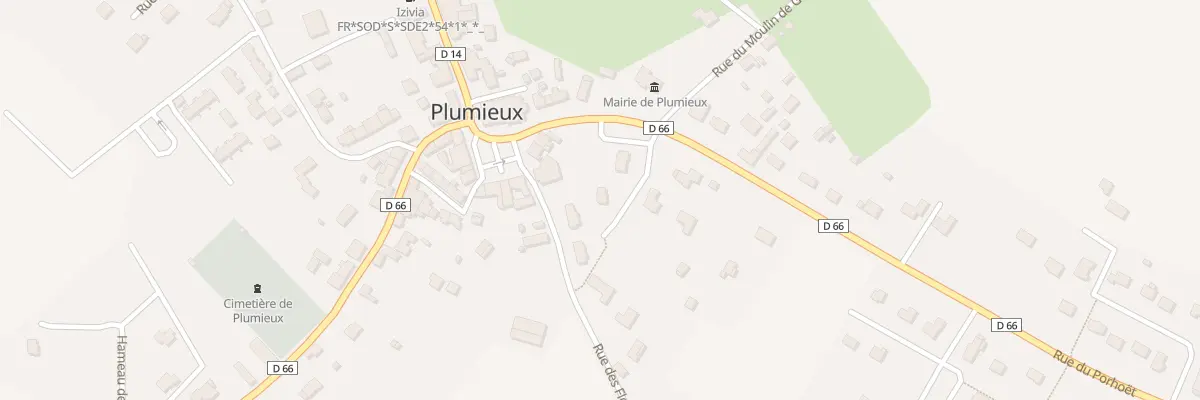 Plan du 2 Rue Lotissement du Grand Clos à Plumieux