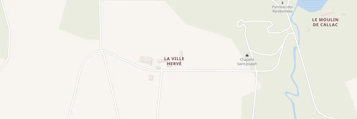Plan du 5336 La Ville Hervé à Plumelec