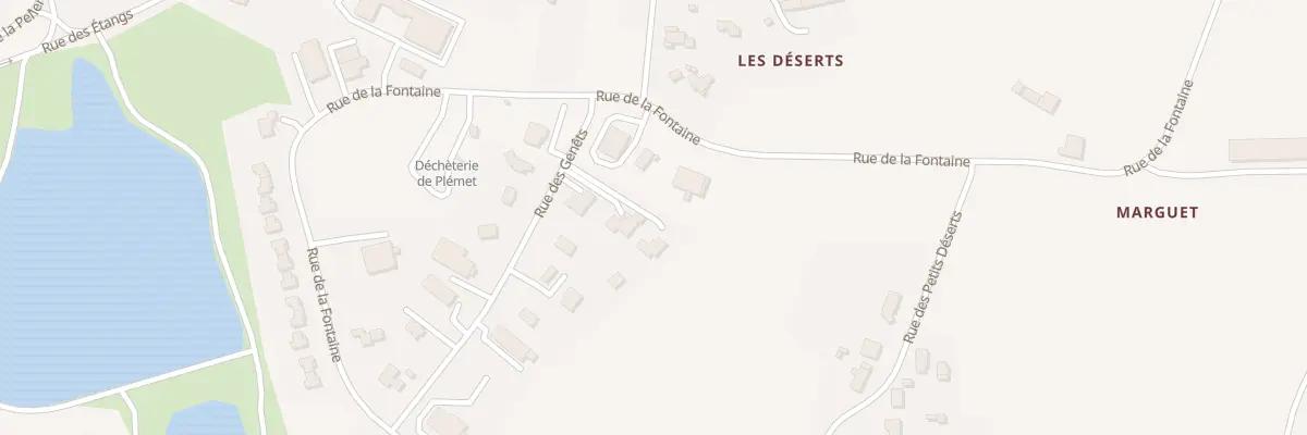 Plan du 14 Rue des Genêts à Plémet