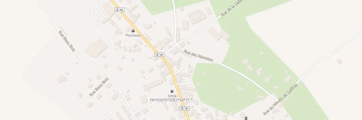 Plan du 5 Rue des Sabotiers à Plumieux