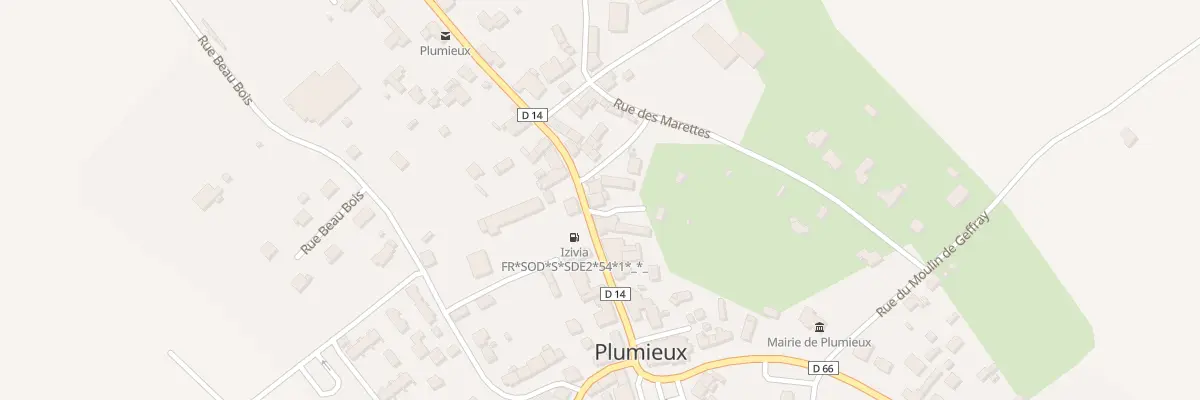 Plan du 14 Rue de l’Argoat à Plumieux