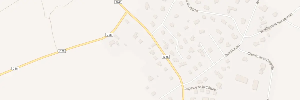Plan du 8 Rue des Landes à Coëtmieux