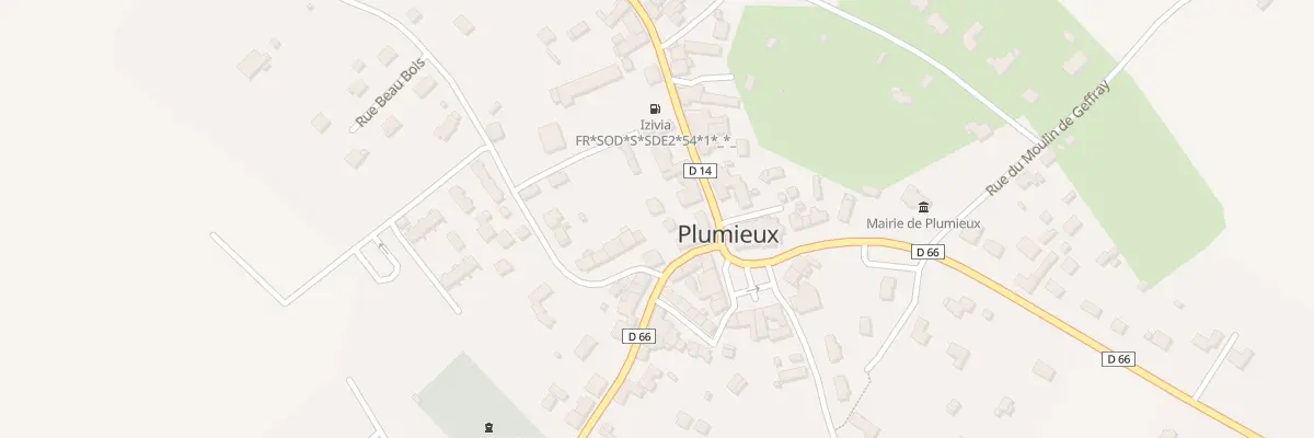 Plan du 1 Rue de l’Argoat à Plumieux
