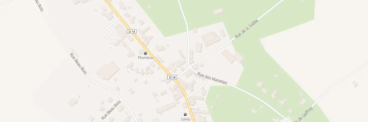 Plan du 3 Rue de la Vallée à Plumieux