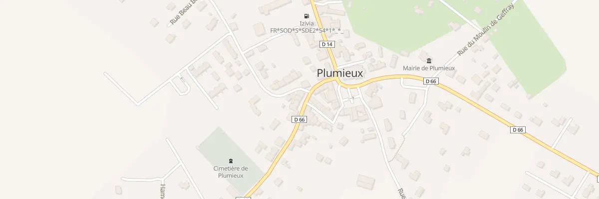 Plan du 12 Rue du Prieuré à Plumieux