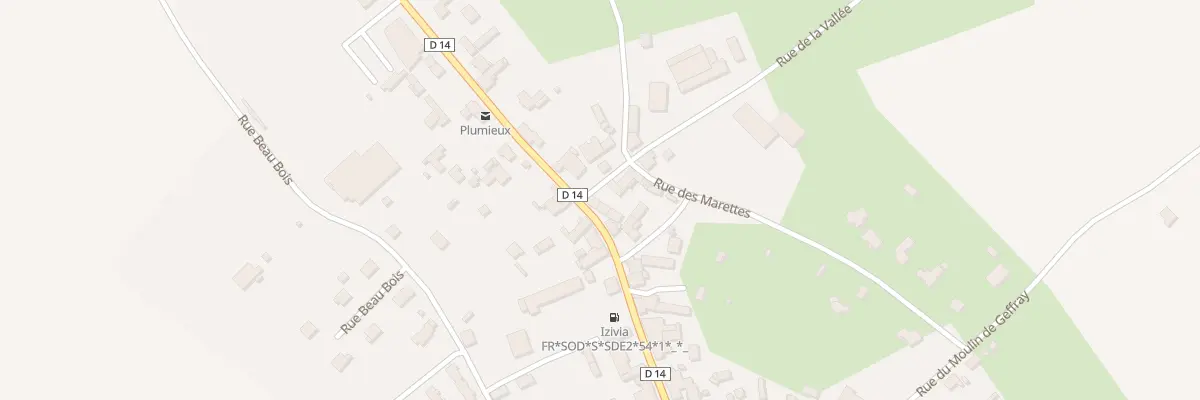 Plan du 28 Rue de l’Argoat à Plumieux