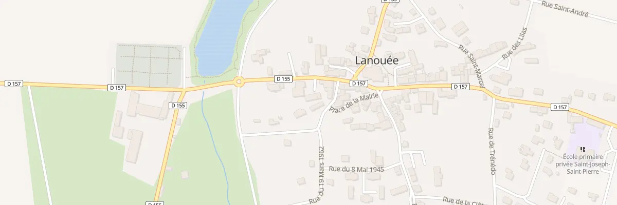 Plan du 4 Rue du Paradis à Forges de Lanouée