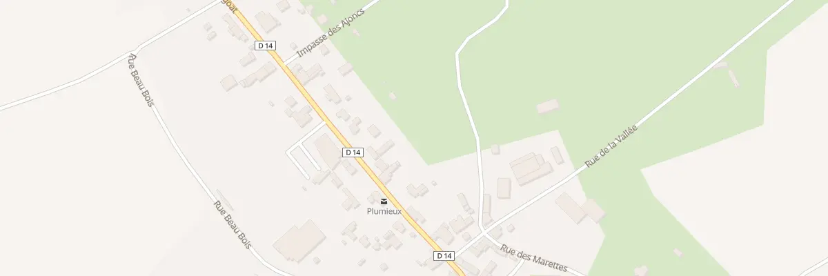 Plan du 36 Rue de l’Argoat à Plumieux