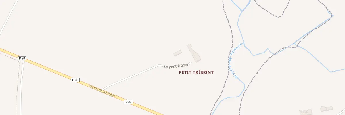 Plan du 6289 Petit Trebon à Surzur
