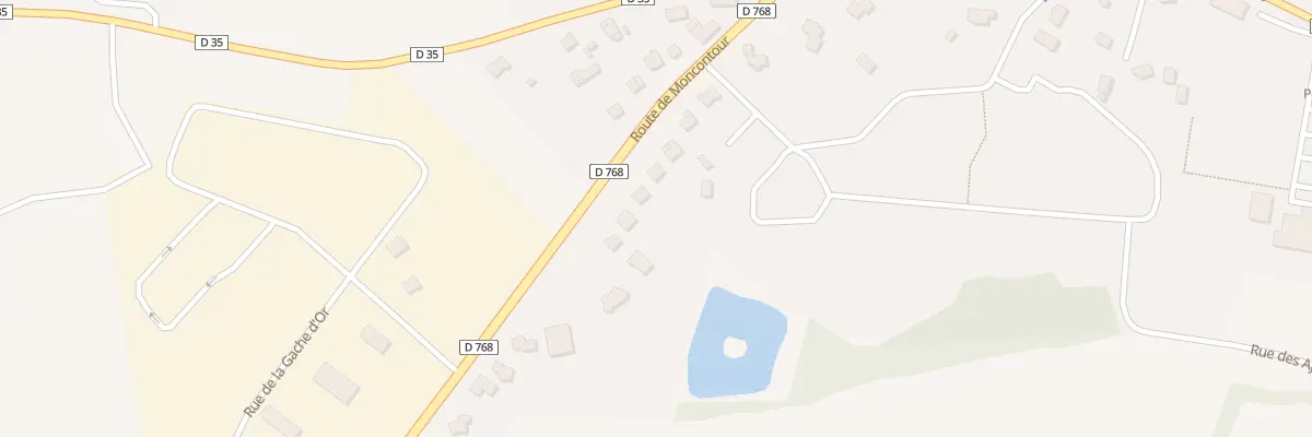 Plan du 31 Rte de Moncontour à Bréhand