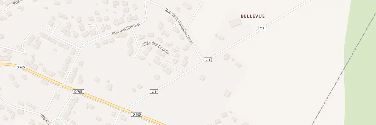 Plan du 5 Rue de Bellevue à La Trinité-Surzur