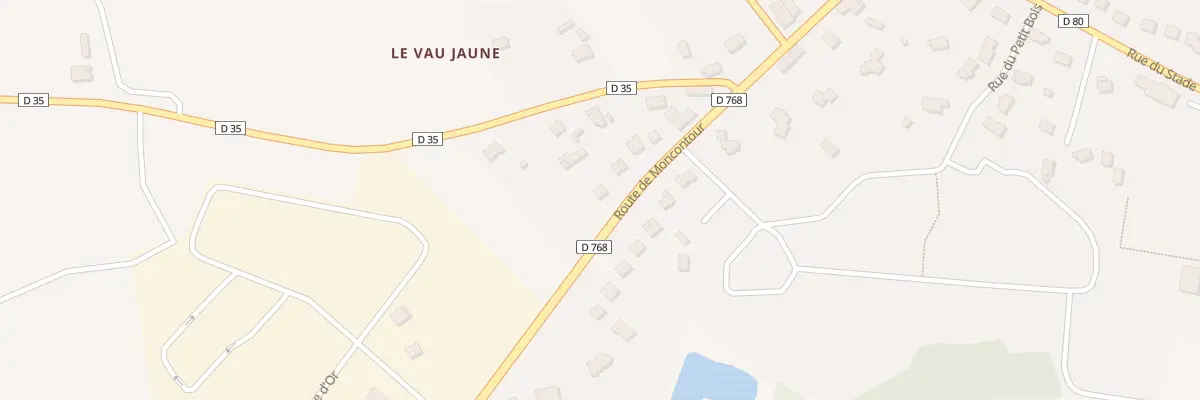 Plan du 24 Rte de Moncontour à Bréhand