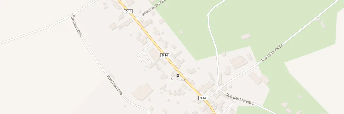 Plan du 38 Rue de l’Argoat à Plumieux