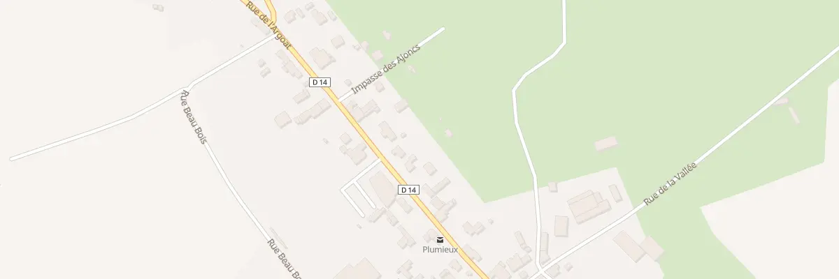 Plan du 44 Rue de l’Argoat à Plumieux