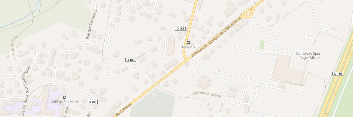 Plan du 50 Rue du Calvaire à Elven