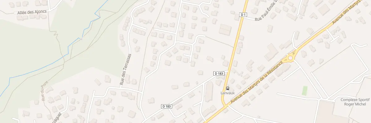 Plan du 7 Rue du Poteau à Elven