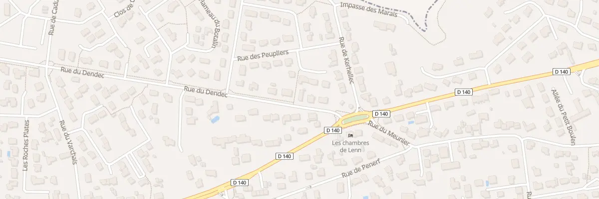 Plan du 6 Rue du Dendec à Damgan