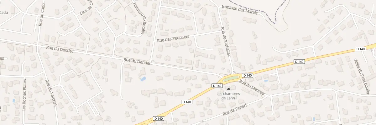 Plan du 8 Rue du Dendec à Damgan
