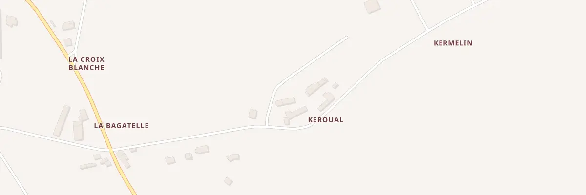 Plan du 5990 Kéroual à Forges de Lanouée