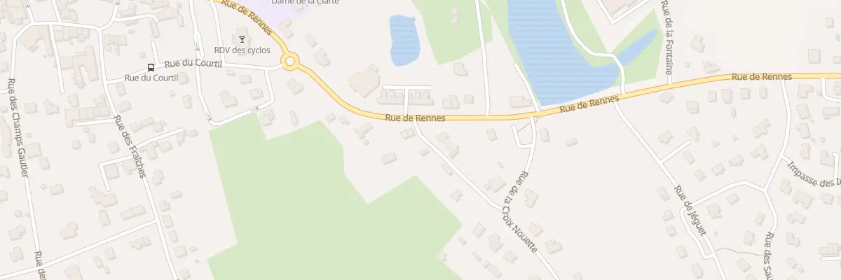 Plan du 22 Rue de Rennes à Plémet