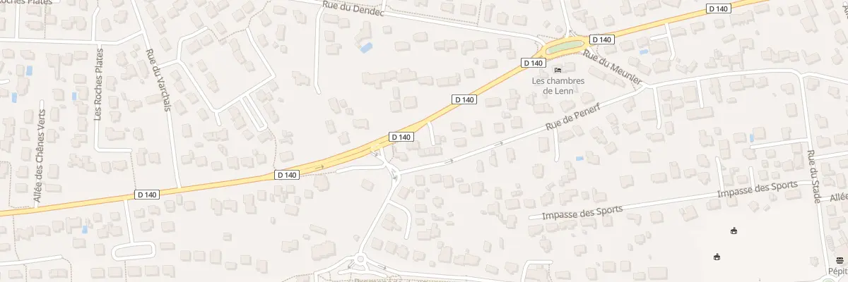 Plan du 25 Rue de Pénerf à Damgan