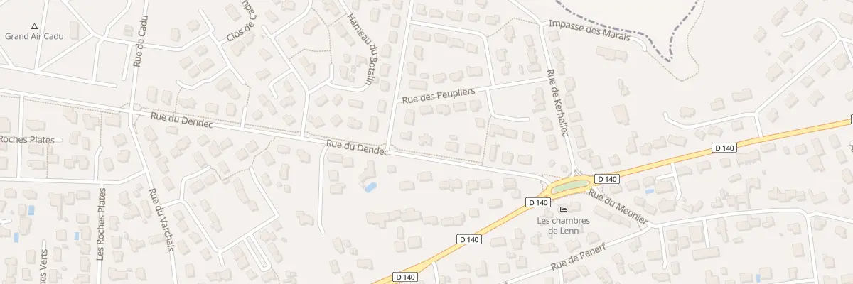Plan du 14 Rue du Dendec à Damgan
