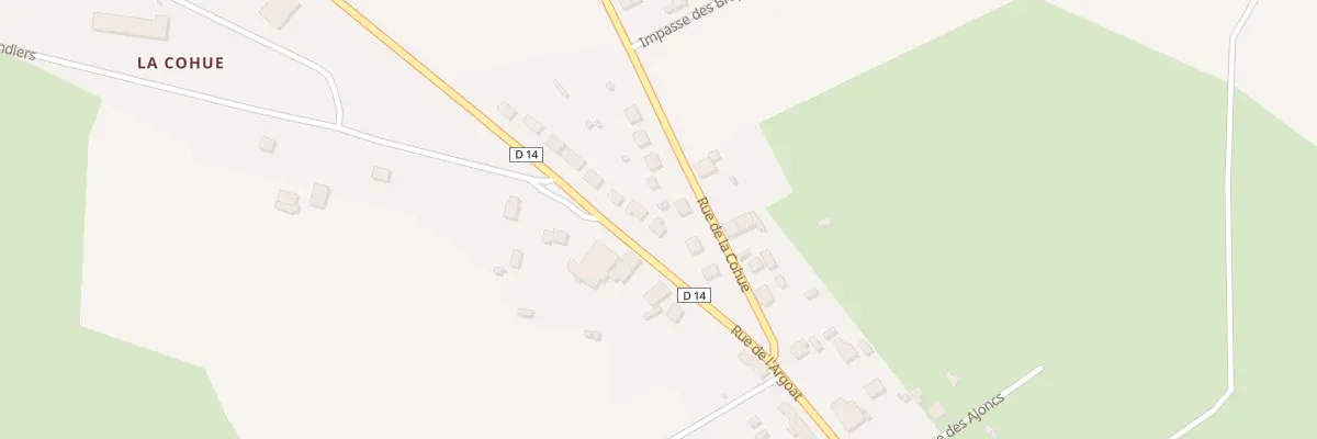 Plan du 62 Rue de l’Argoat à Plumieux