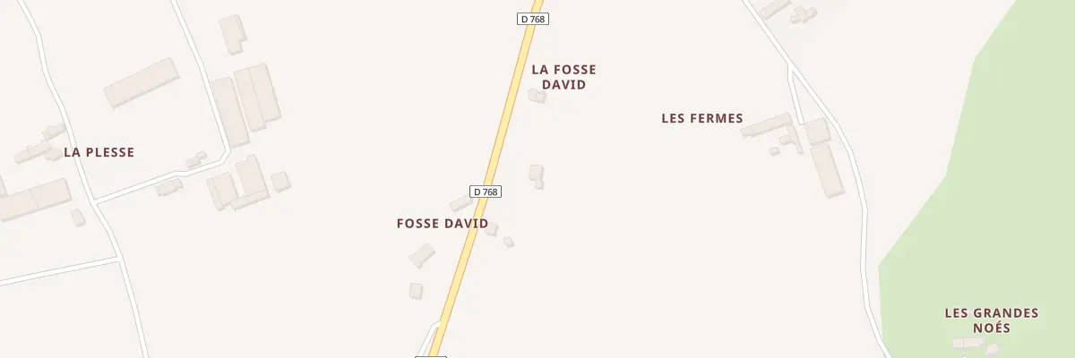 Plan du 3 La Fosse David à Bréhand