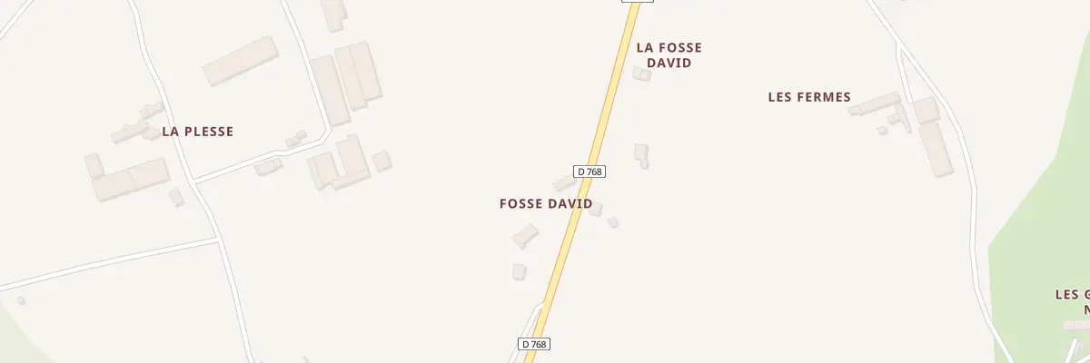 Plan du 2 La Fosse David à Bréhand
