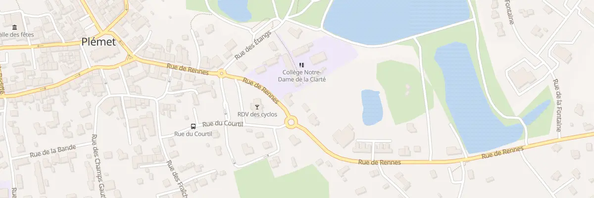Plan du 23 Rue de Rennes à Plémet
