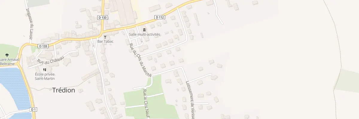 Plan du 29 Rue du Clos du Marché à Trédion