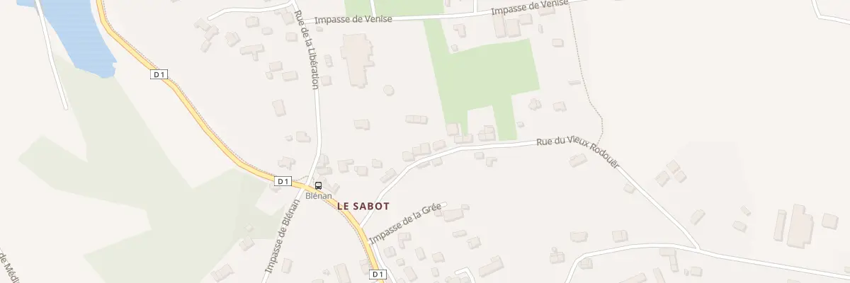 Plan du 5028 Le Rodouer à Trédion