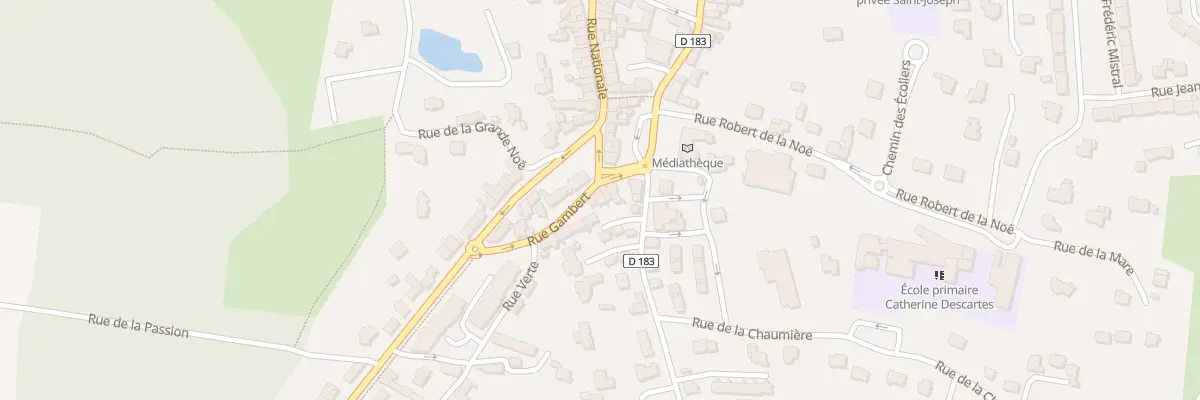 Plan du 6 Rue Gambert à Elven
