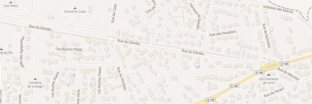 Plan du 27 Rue du Dendec à Damgan