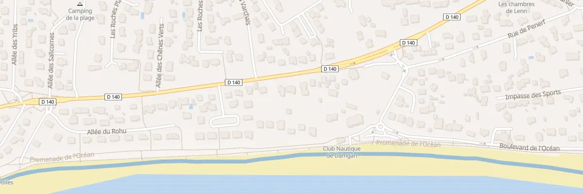 Plan du 15B Av Pasteur à Damgan