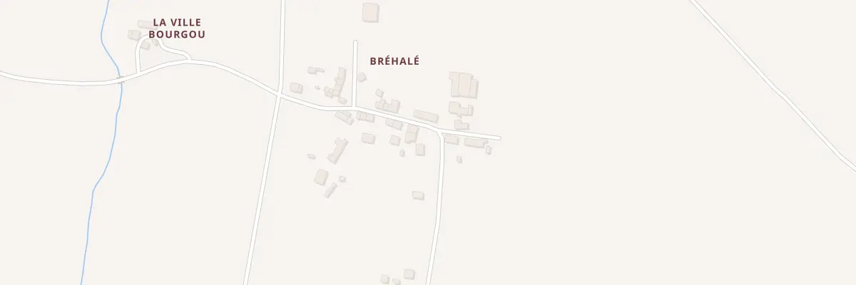 Plan du 6 Brehale à Guégon