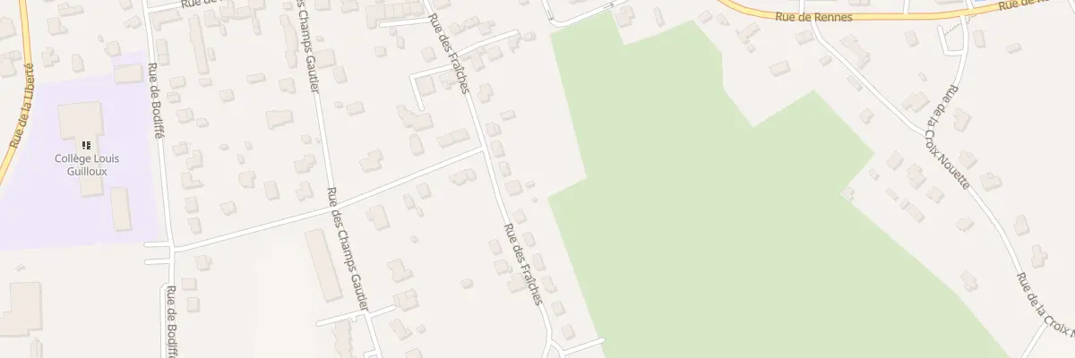 Plan du 25 Rue des Fraiches à Plémet