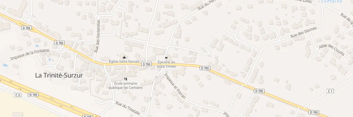 Plan du 7 Rte d’Armorique à La Trinité-Surzur