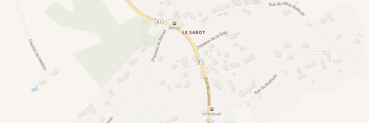 Plan du 2 Le Clos du petit ruisseau à Trédion