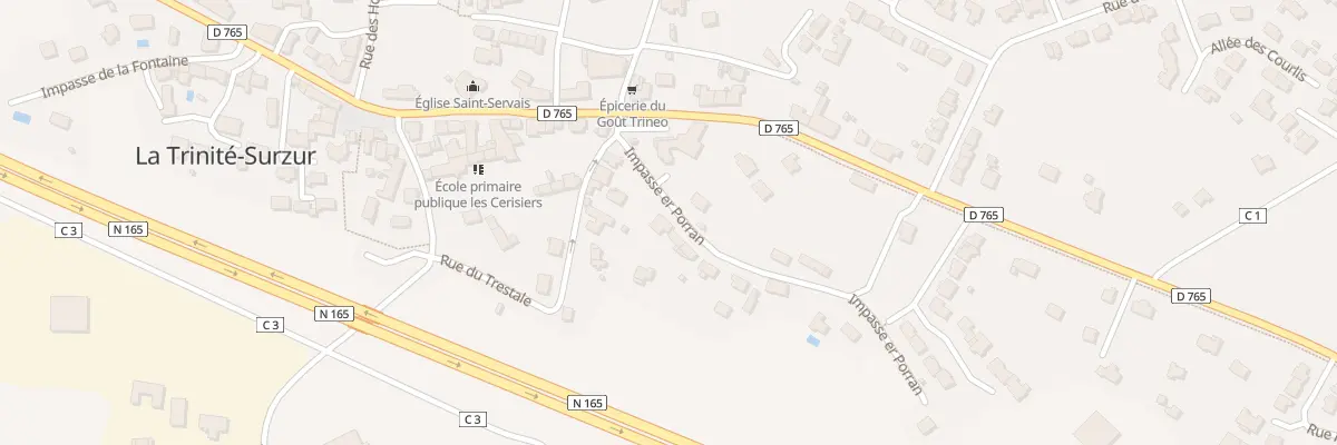 Plan du 2A Imp l’Er Porran à La Trinité-Surzur