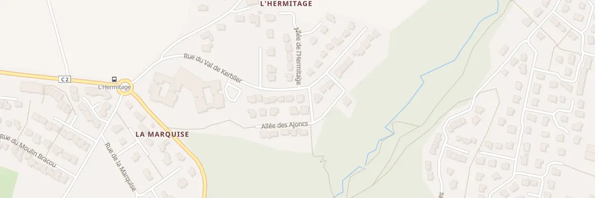 Plan du 6907 Rue du Val de Kerbiler à Elven